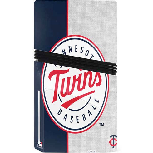 MLB Minnesota Twins Split PS5 Pro Disk Bundle  Skin